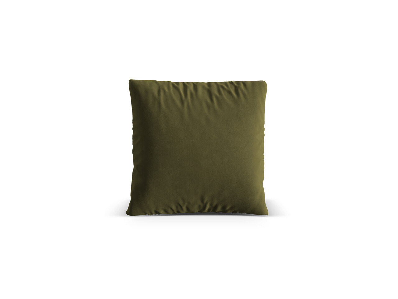 Perna decorativa, Nuria-88, Micadoni Home, 40x40 cm, catifea, verde moss melange - imagine 3